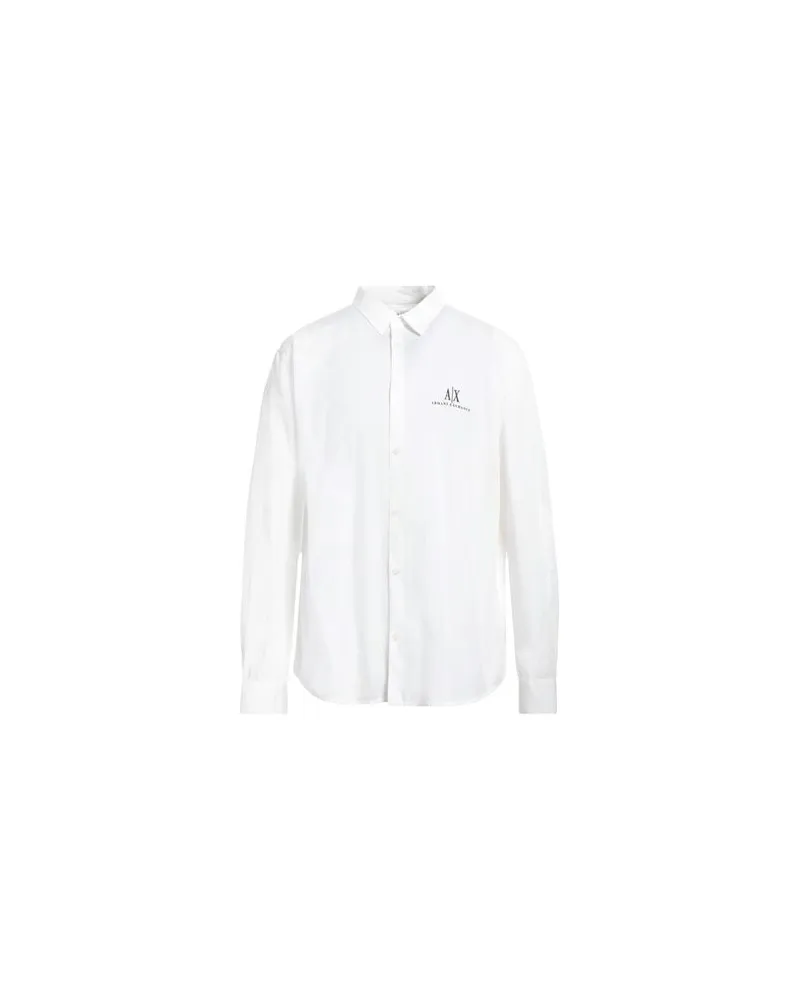 Armani Exchange TOPS - Hemdenauf YOOX.COM Weiß