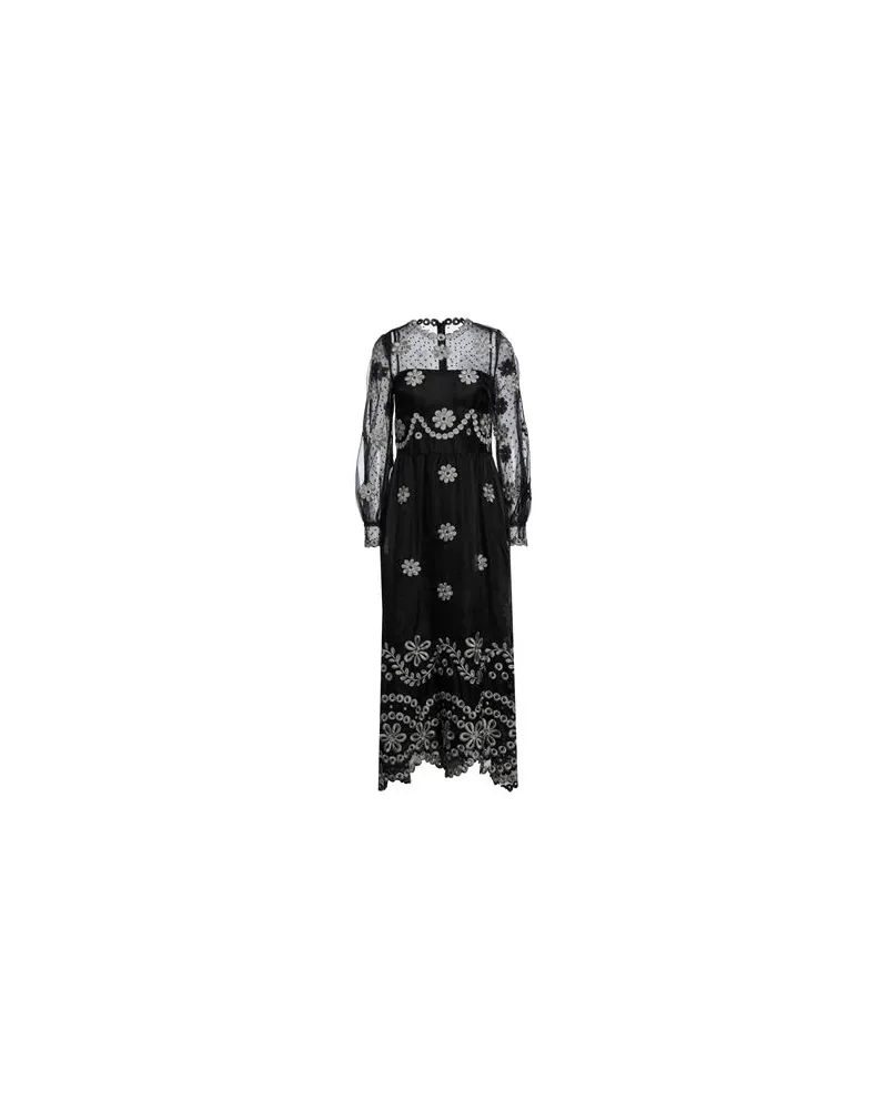 RED Valentino KLEIDER - Maxi-Kleiderauf YOOX.COM Schwarz
