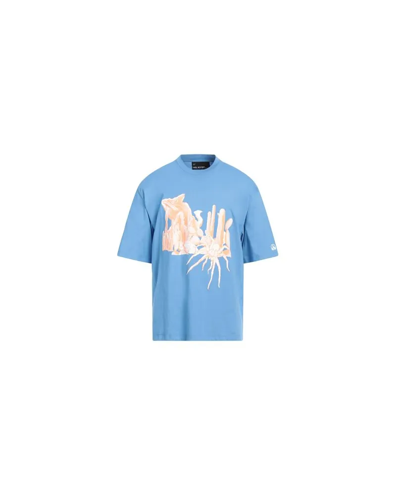 Neil Barrett TOPS - T-shirtsauf YOOX.COM Hellblau