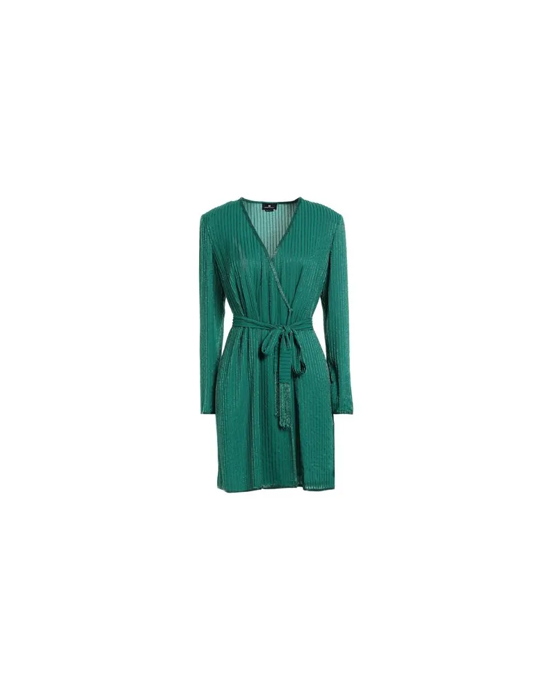 Elisabetta Franchi KLEIDER - Mini-Kleiderauf YOOX.COM Grün
