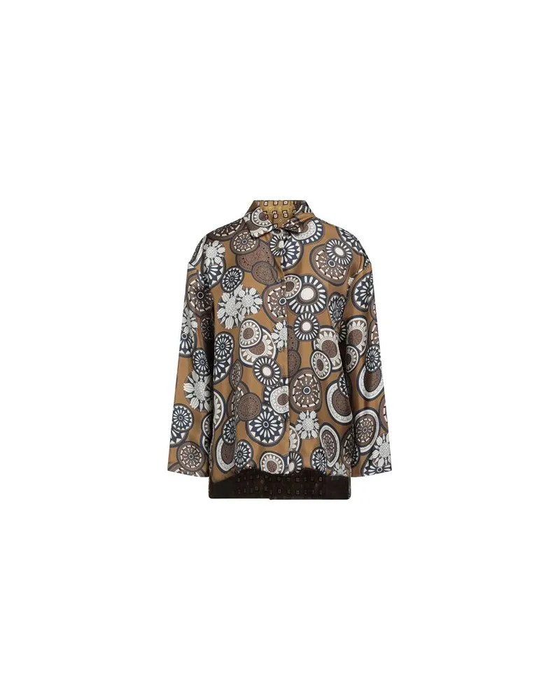 Max Mara TOPS - Hemdenauf YOOX.COM Militärgrün