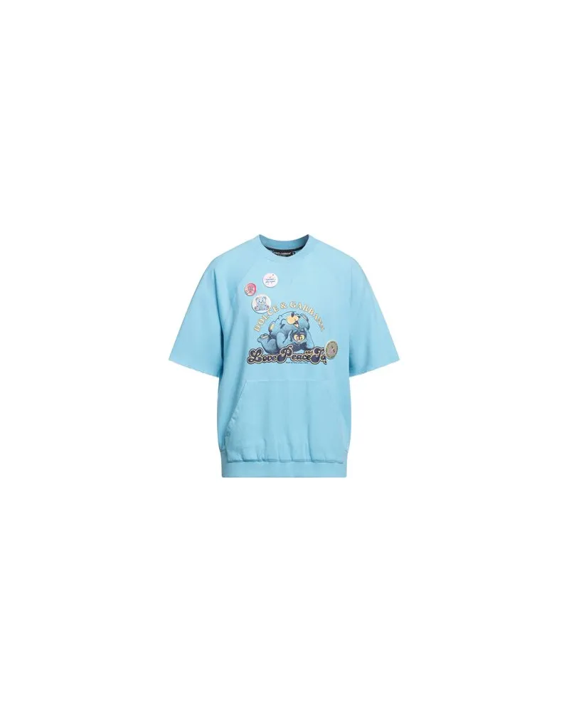 Dolce & Gabbana TOPS - Sweatshirtsauf YOOX.COM Himmelblau
