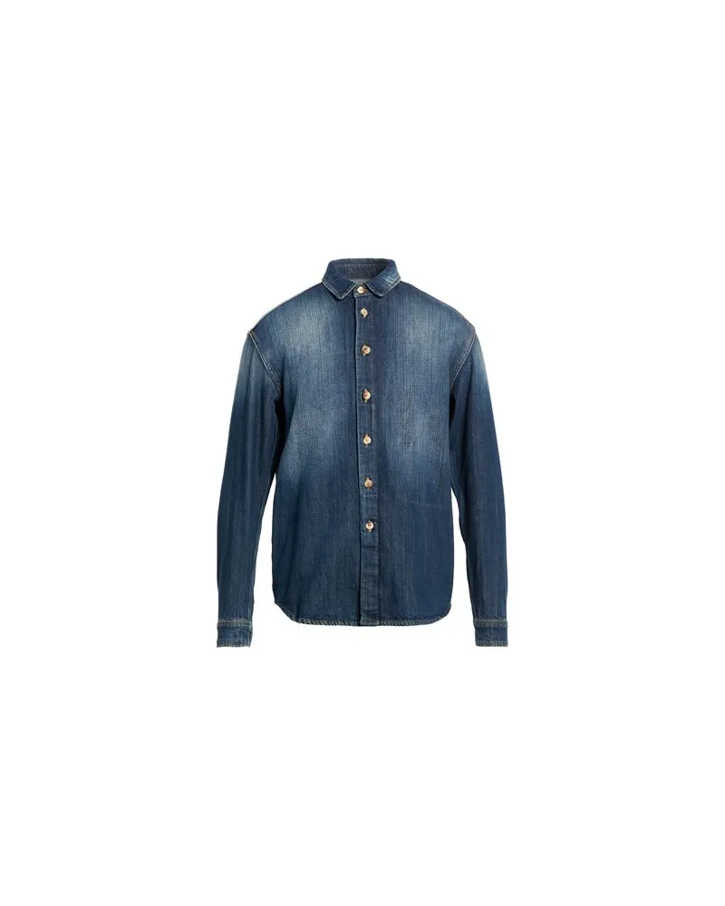 Dondup TOPS - Jeanshemdenauf YOOX.COM Blau