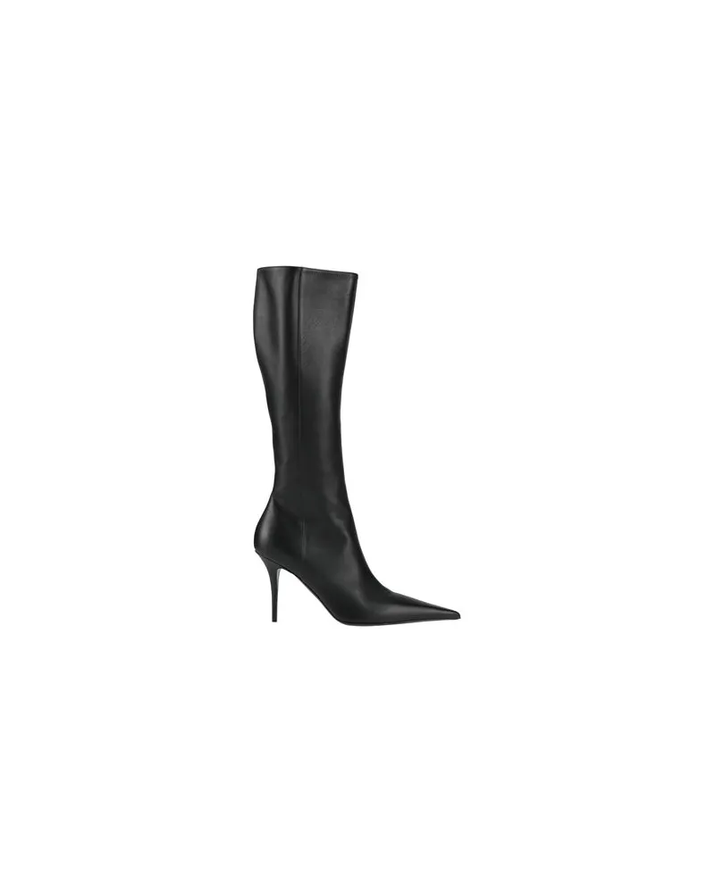 Amina Muaddi SCHUHE - Stiefelauf YOOX.COM Schwarz