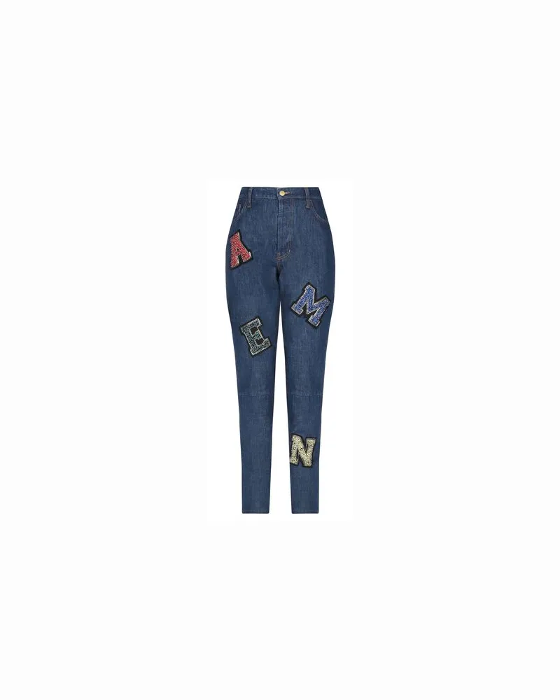 Amen HOSEN & RÖCKE - Jeanshosenauf YOOX.COM Blau