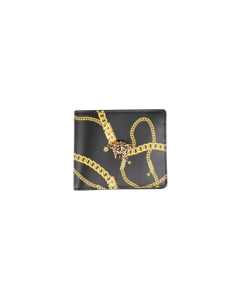 Versace Kleinlederwaren - Brieftaschenauf YOOX.COM Schwarz