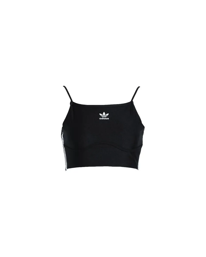 adidas 3 S BRA TOP  - TOPS - Topsauf YOOX.COM Schwarz