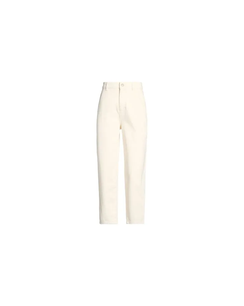 Max Mara HOSEN & RÖCKE - Jeanshosenauf YOOX.COM Cremeweiß