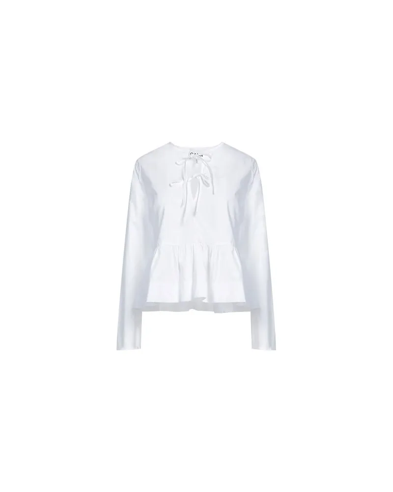 Ganni TOPS - Topsauf YOOX.COM Weiß