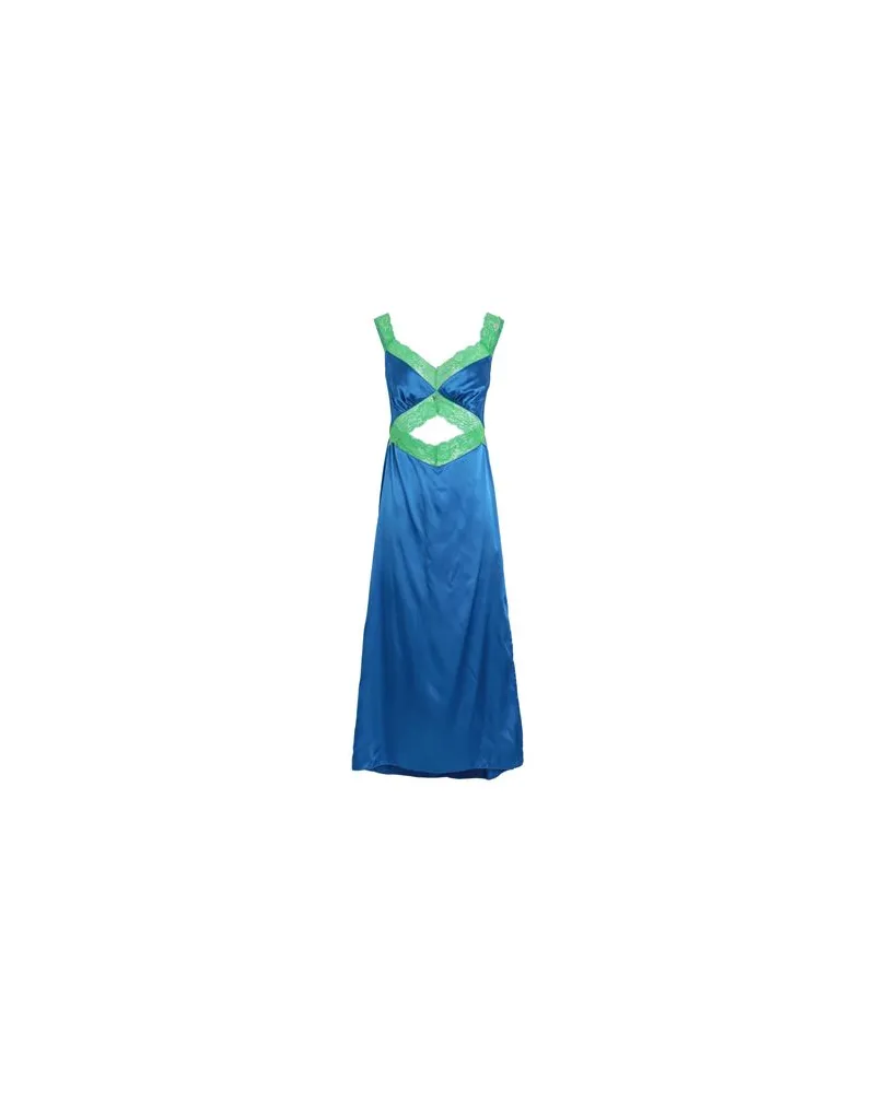 Topshop KLEIDER - Midi-Kleiderauf YOOX.COM Blau