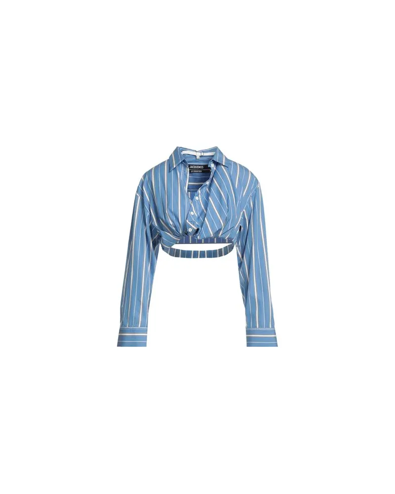 Jacquemus LE CHOUCHOU - TOPS - Hemdenauf YOOX.COM Hellblau