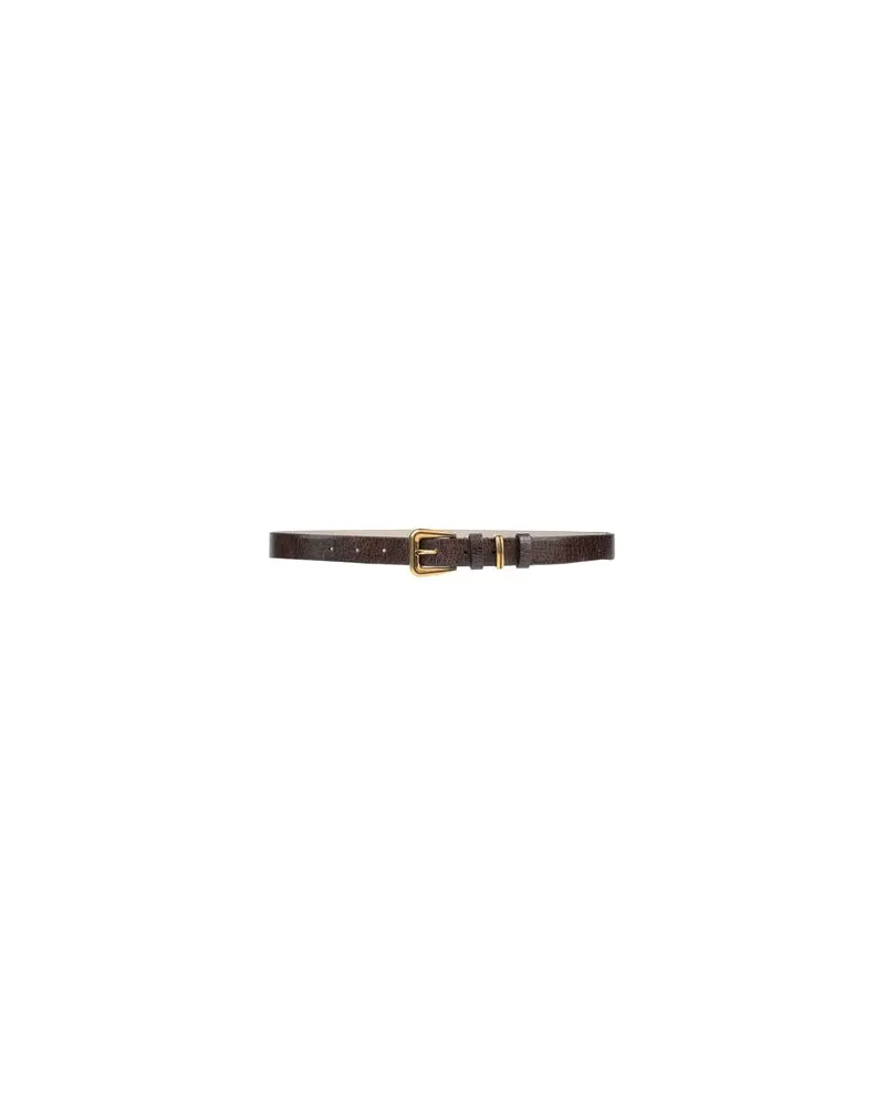 Brunello Cucinelli Kleinlederwaren - Gürtelauf YOOX.COM Dunkelbraun