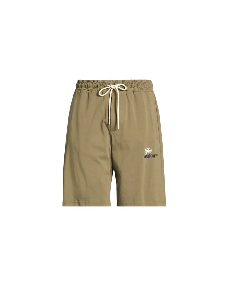 Yes London HOSEN & RÖCKE - Shorts & Bermudashortsauf YOOX.COM Militärgrün