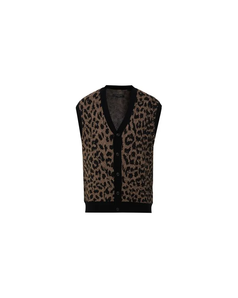AllSaints STRICKWAREN - Strickjackenauf YOOX.COM Braun
