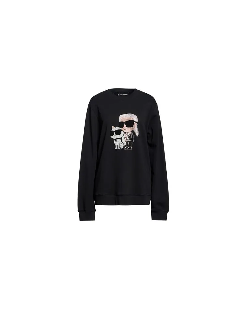 Karl Lagerfeld TOPS - Sweatshirtsauf YOOX.COM Schwarz