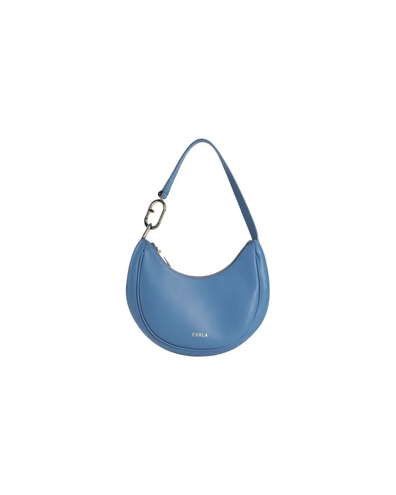 Furla PRIMAVERA S SHOULDER BAG  - TASCHEN - Handtaschenauf YOOX.COM Taubenblau