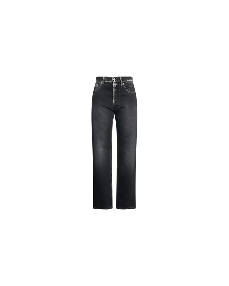 Moschino HOSEN & RÖCKE - Jeanshosenauf YOOX.COM Schwarz