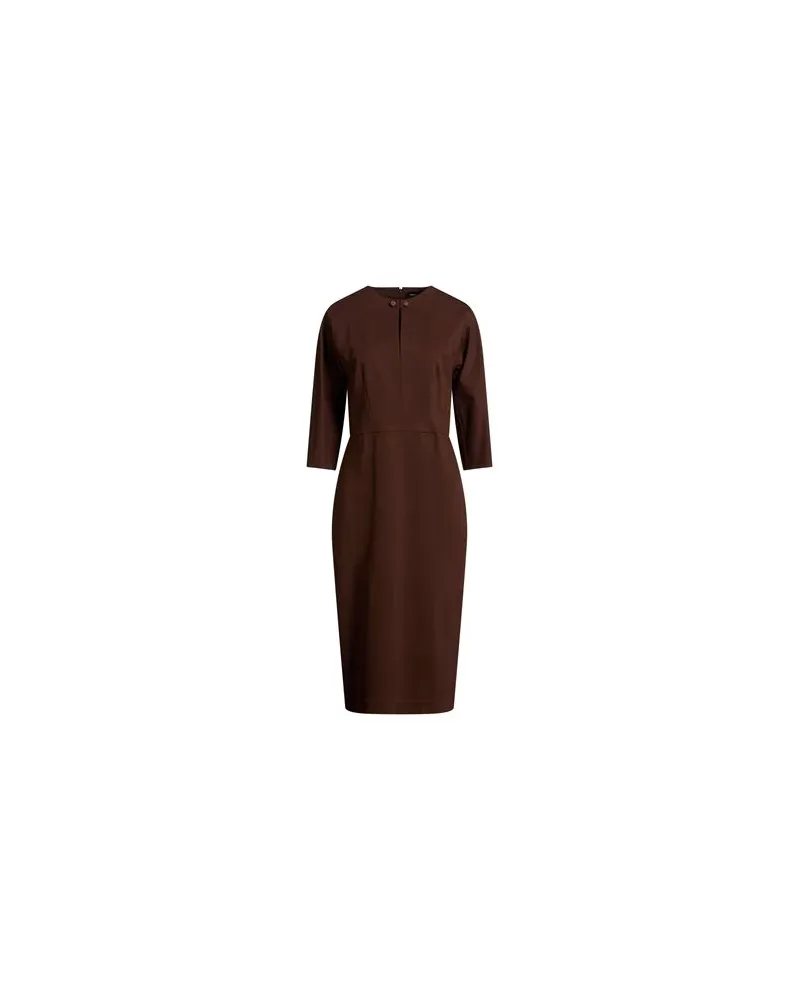 Fabiana Filippi KLEIDER - Midi-Kleiderauf YOOX.COM Schokobraun