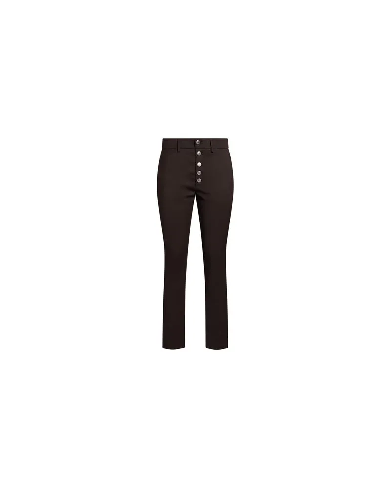 Dondup HOSEN & RÖCKE - Hosenauf YOOX.COM Dunkelbraun
