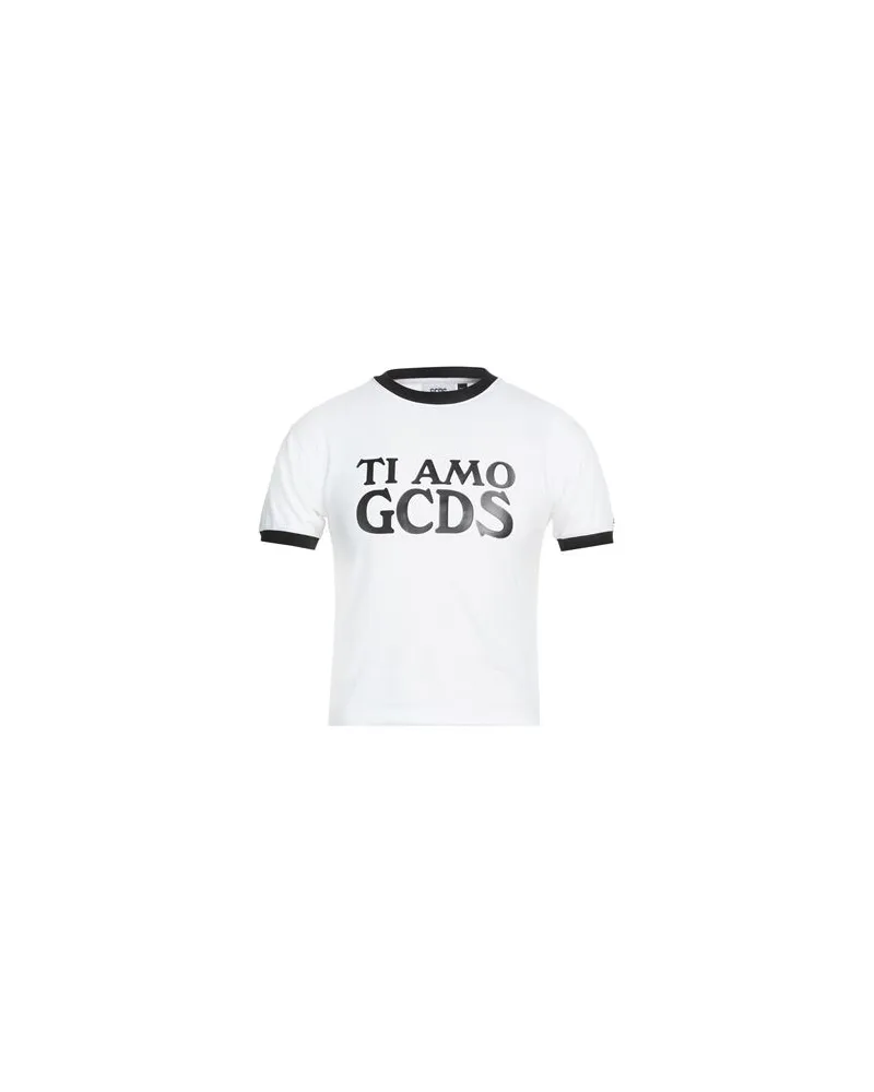 GCDS TOPS - T-shirtsauf YOOX.COM Weiß