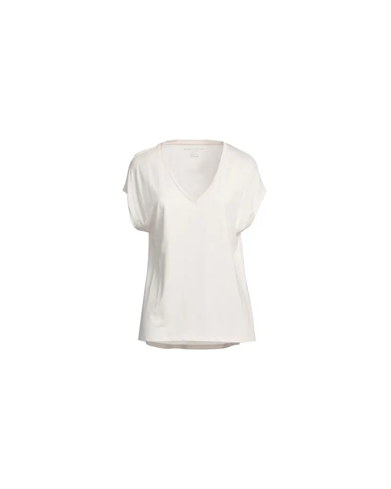Majestic TOPS - T-shirtsauf YOOX.COM Cremeweiß