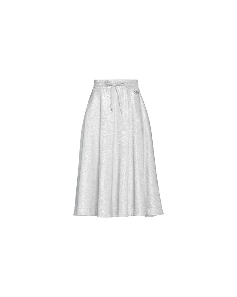 Valentino Garavani HOSEN & RÖCKE - Midi-Röckeauf YOOX.COM Silber