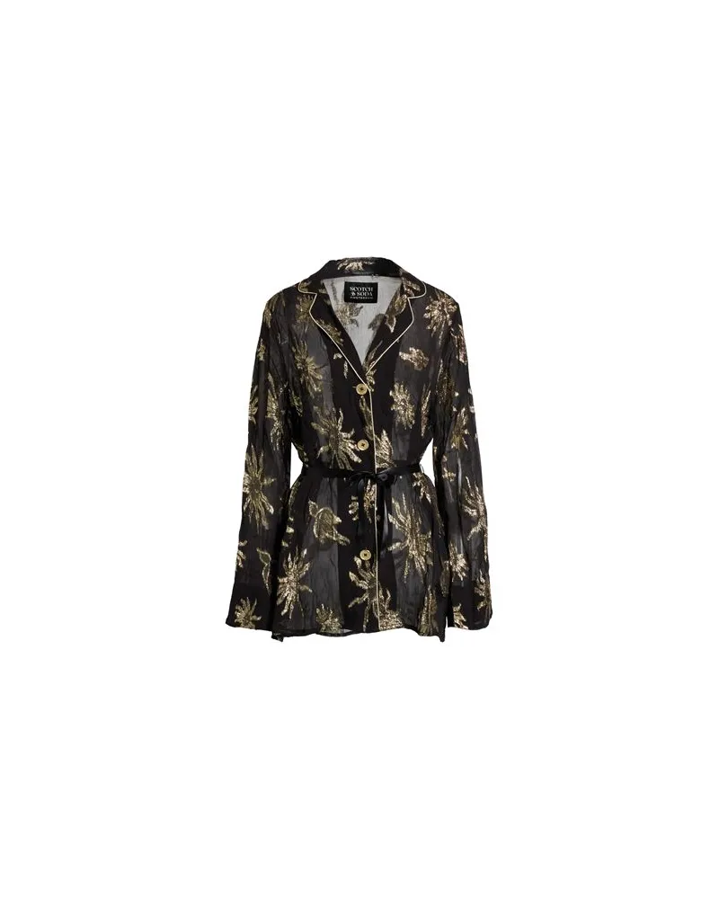 Maison Scotch TOPS - Hemdenauf YOOX.COM Schwarz