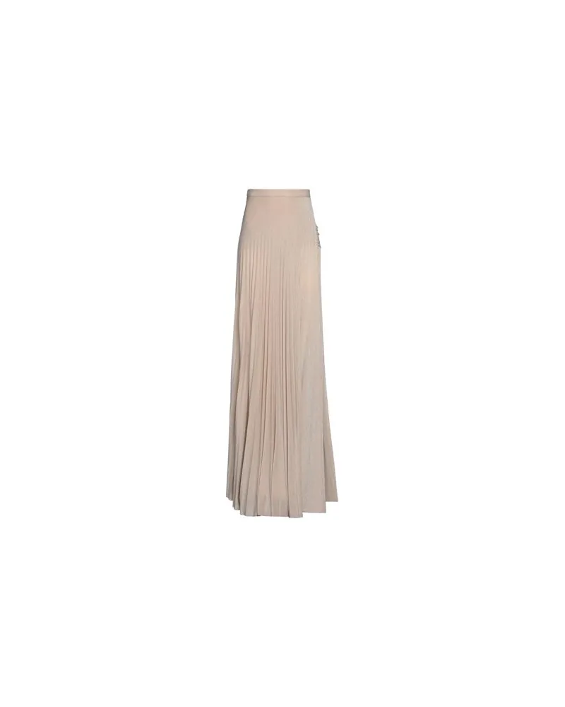 Elisabetta Franchi HOSEN & RÖCKE - Maxi-Röckeauf YOOX.COM Beige