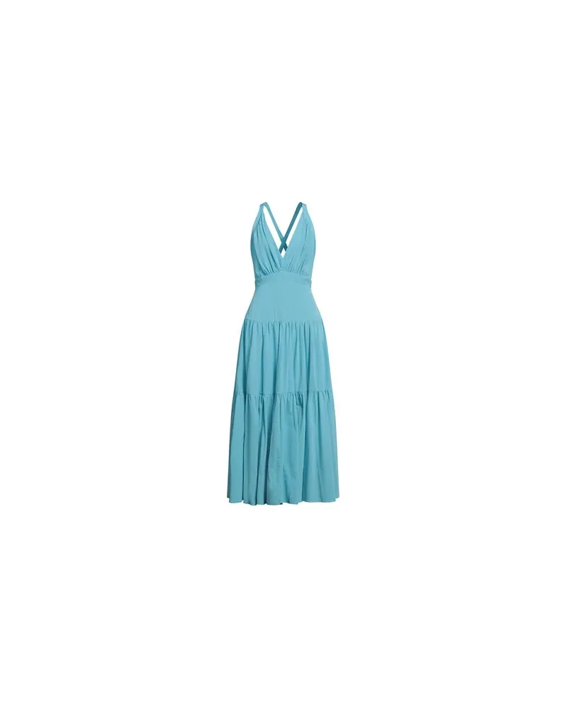 Manila Grace KLEIDER - Maxi-Kleiderauf YOOX.COM Azurblau