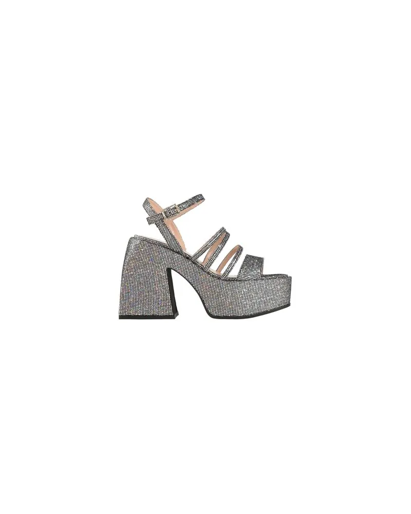 NODALETO SCHUHE - Sandalenauf YOOX.COM Silber