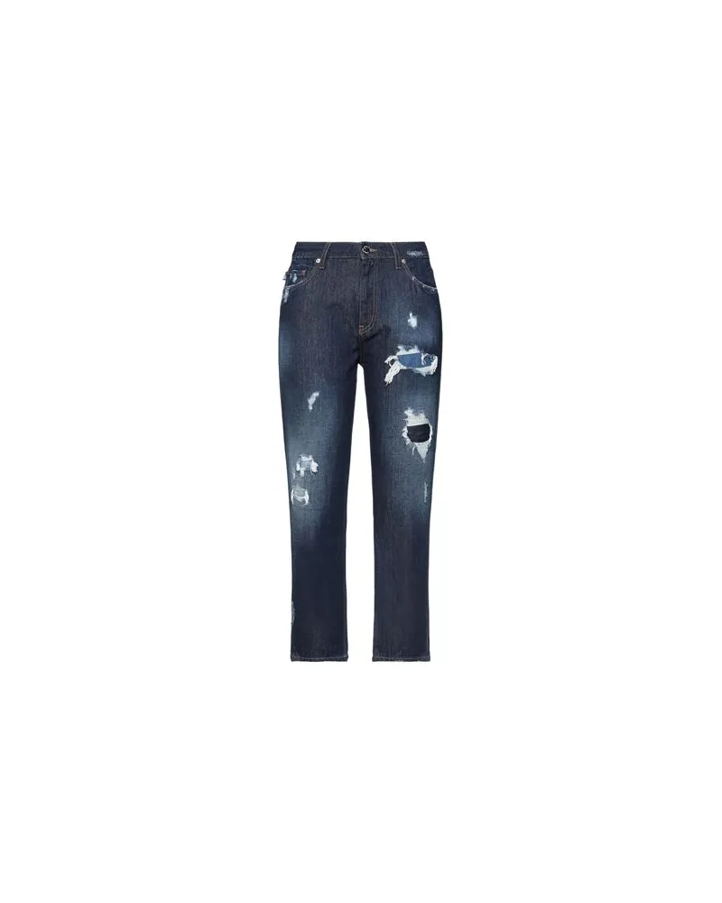 Moschino HOSEN & RÖCKE - Jeanshosenauf YOOX.COM Blau
