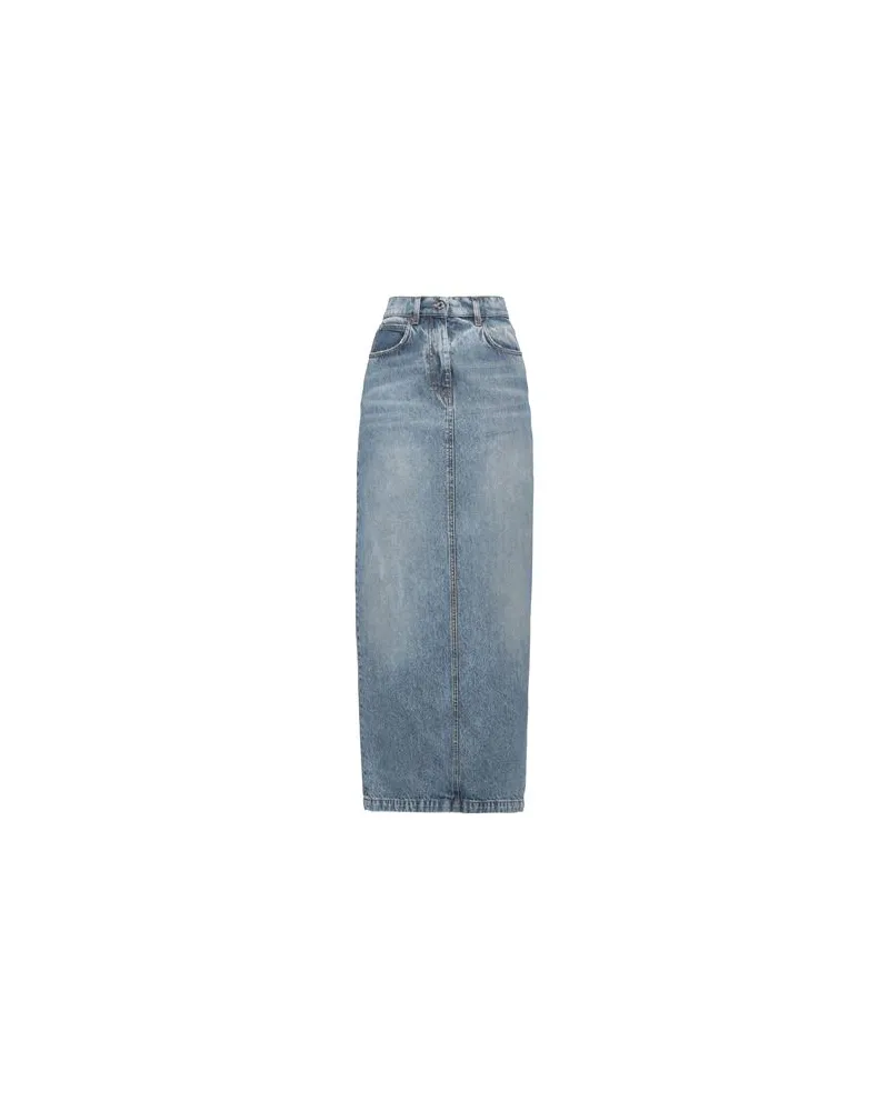 MSGM HOSEN & RÖCKE - Maxi-Röckeauf YOOX.COM Blau
