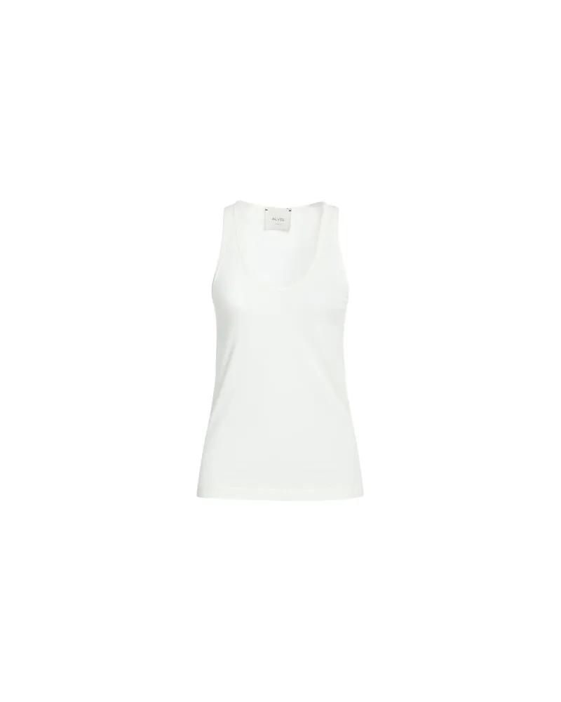 ALYSI CRÈME - TOPS - Tank Topsauf YOOX.COM Cremeweiß