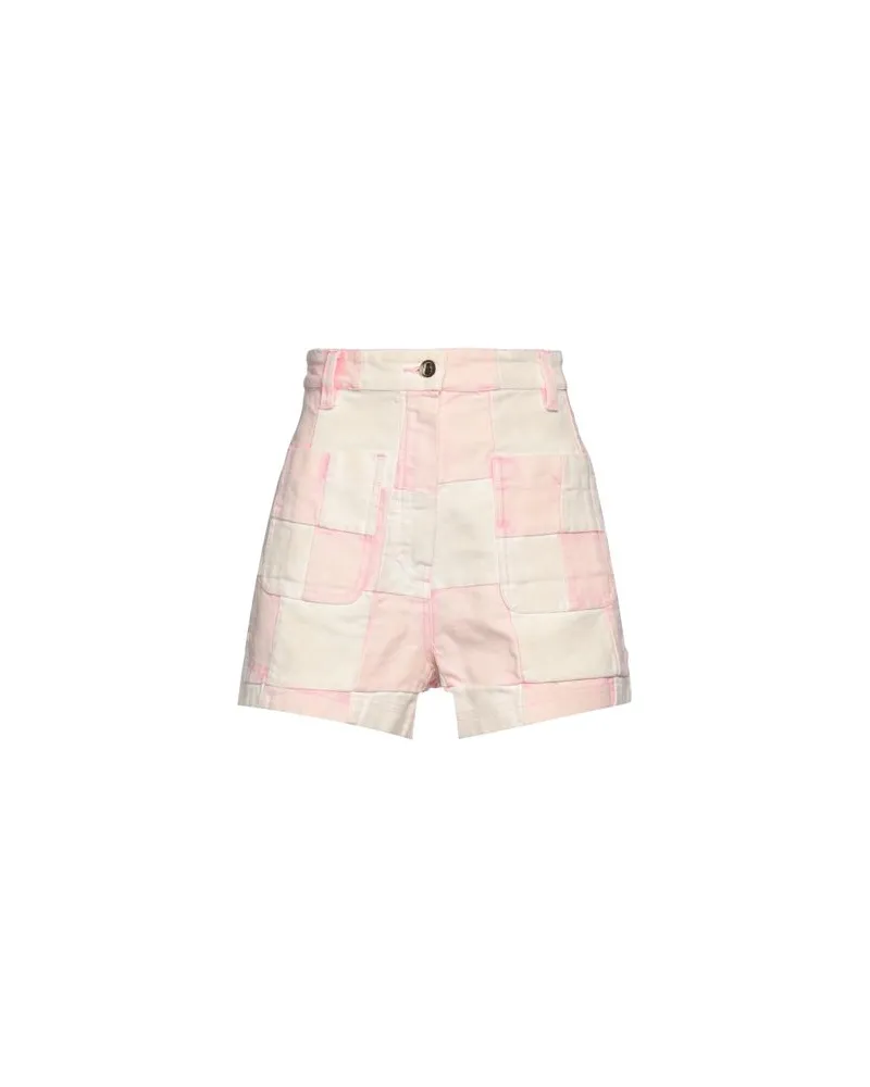 Manoush HOSEN & RÖCKE - Jeansshortsauf YOOX.COM Elfenbein