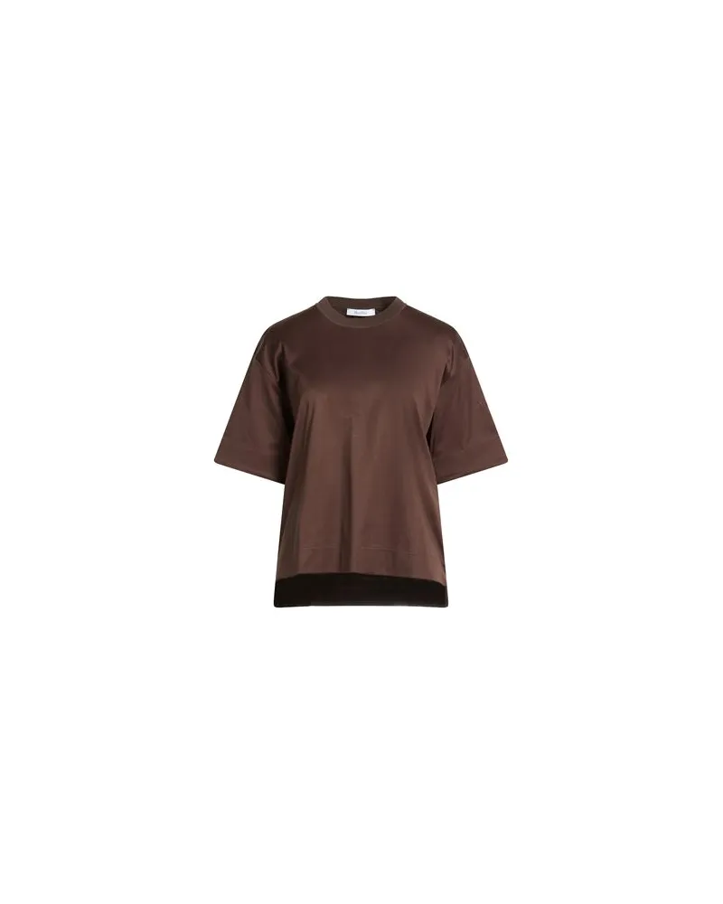 Max Mara TOPS - T-shirtsauf YOOX.COM Dunkelbraun