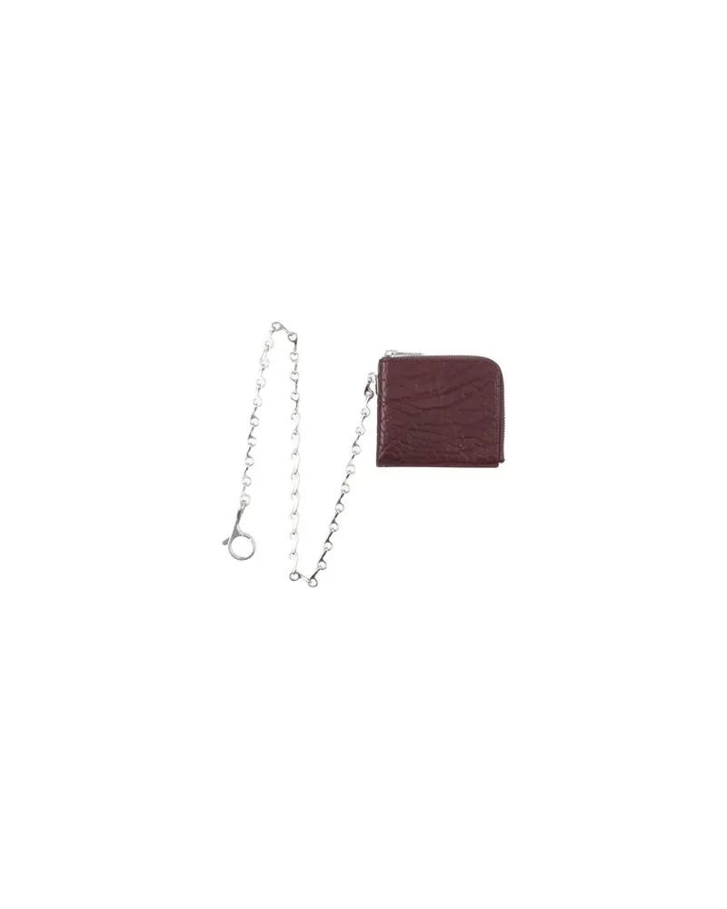 Burberry Kleinlederwaren - Brieftaschenauf YOOX.COM Bordeaux