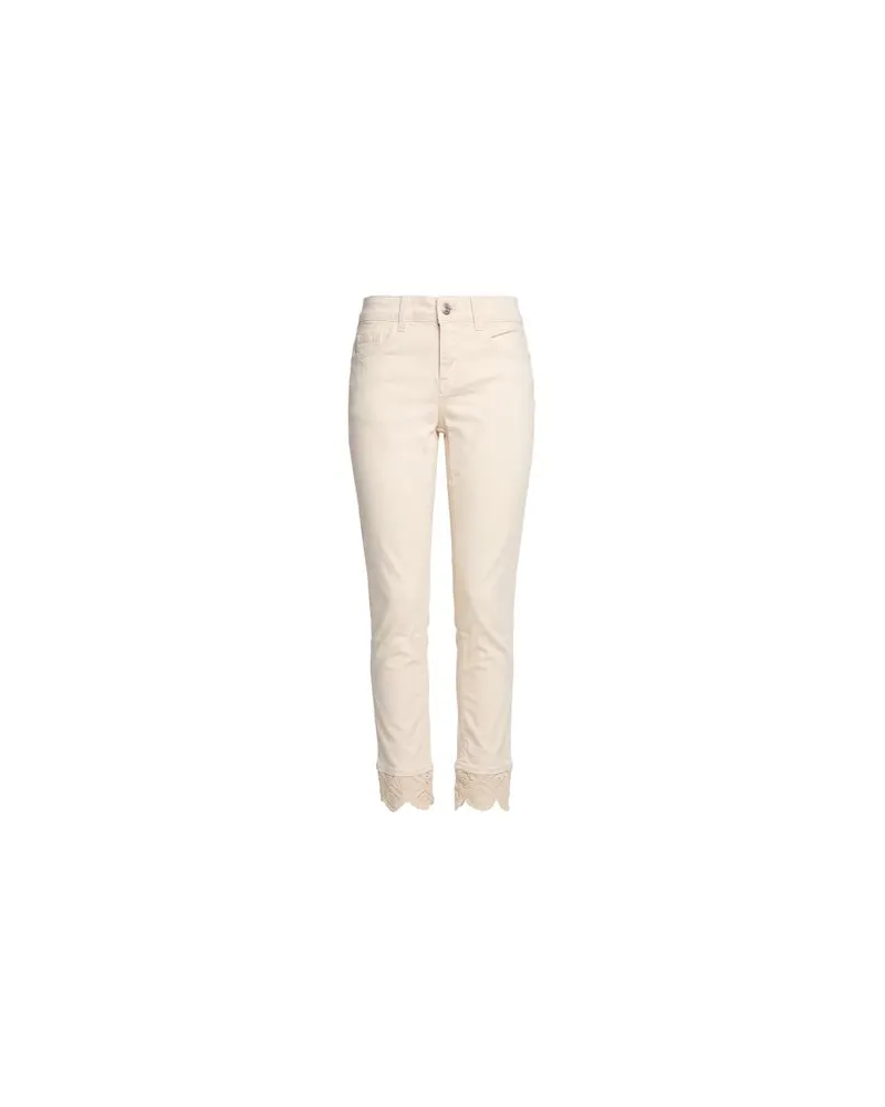 Liu Jo HOSEN & RÖCKE - Jeanshosenauf YOOX.COM Cremeweiß