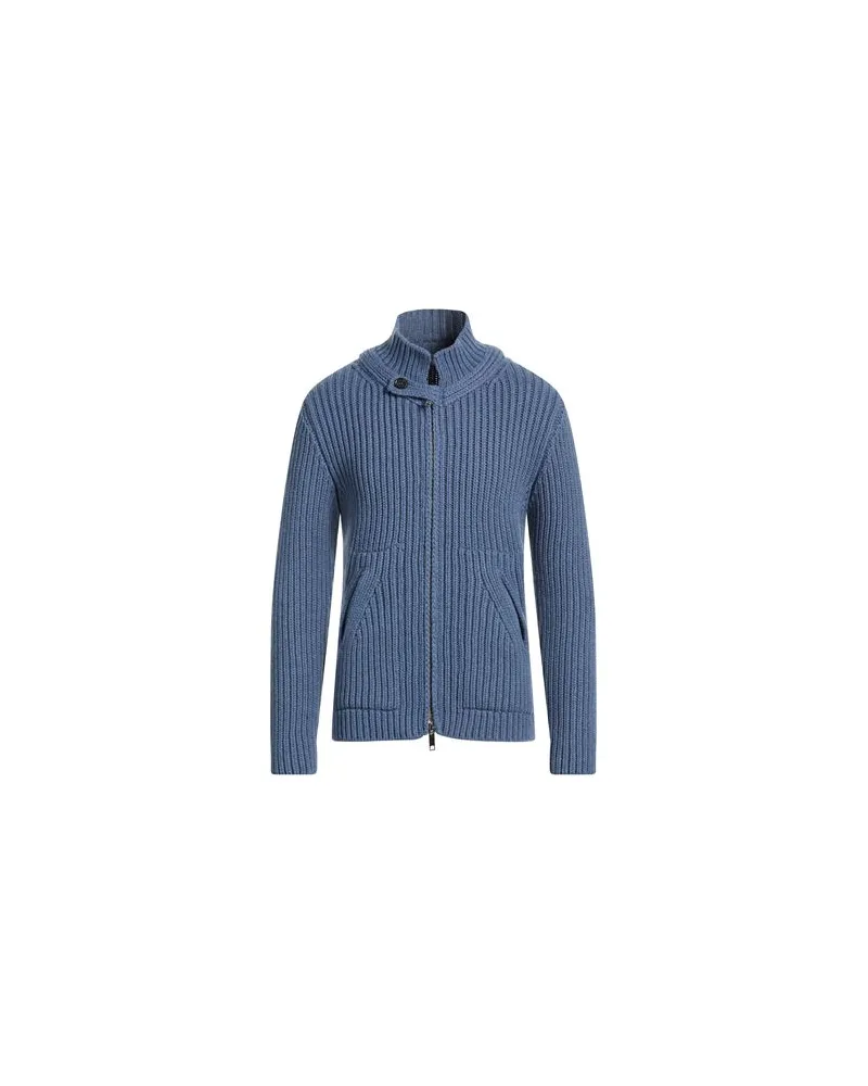 Daniele Fiesoli STRICKWAREN - Strickjackenauf YOOX.COM Taubenblau