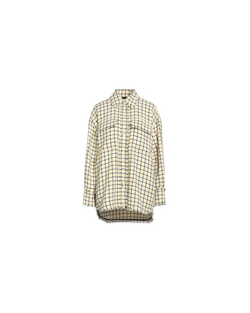 MSGM TOPS - Hemdenauf YOOX.COM Pastellgelb
