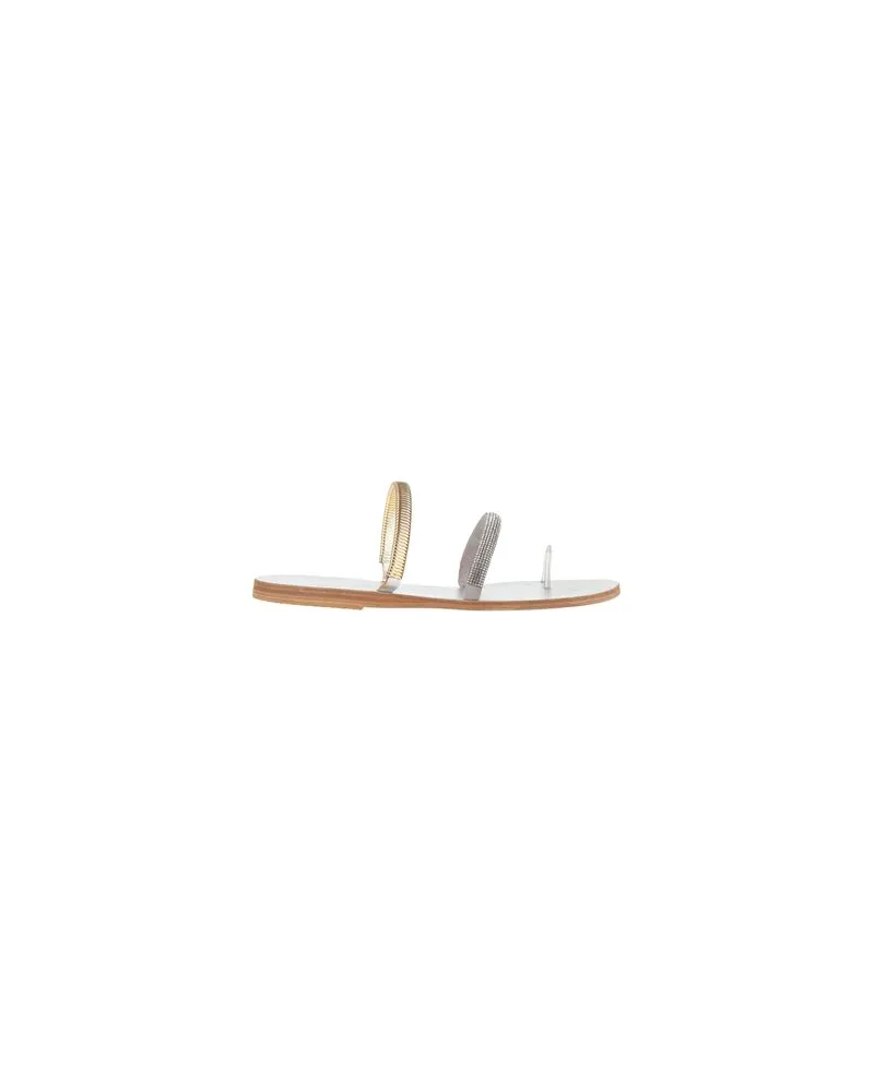 Ancient Greek Sandals SCHUHE - Zehentrennerauf YOOX.COM Silber