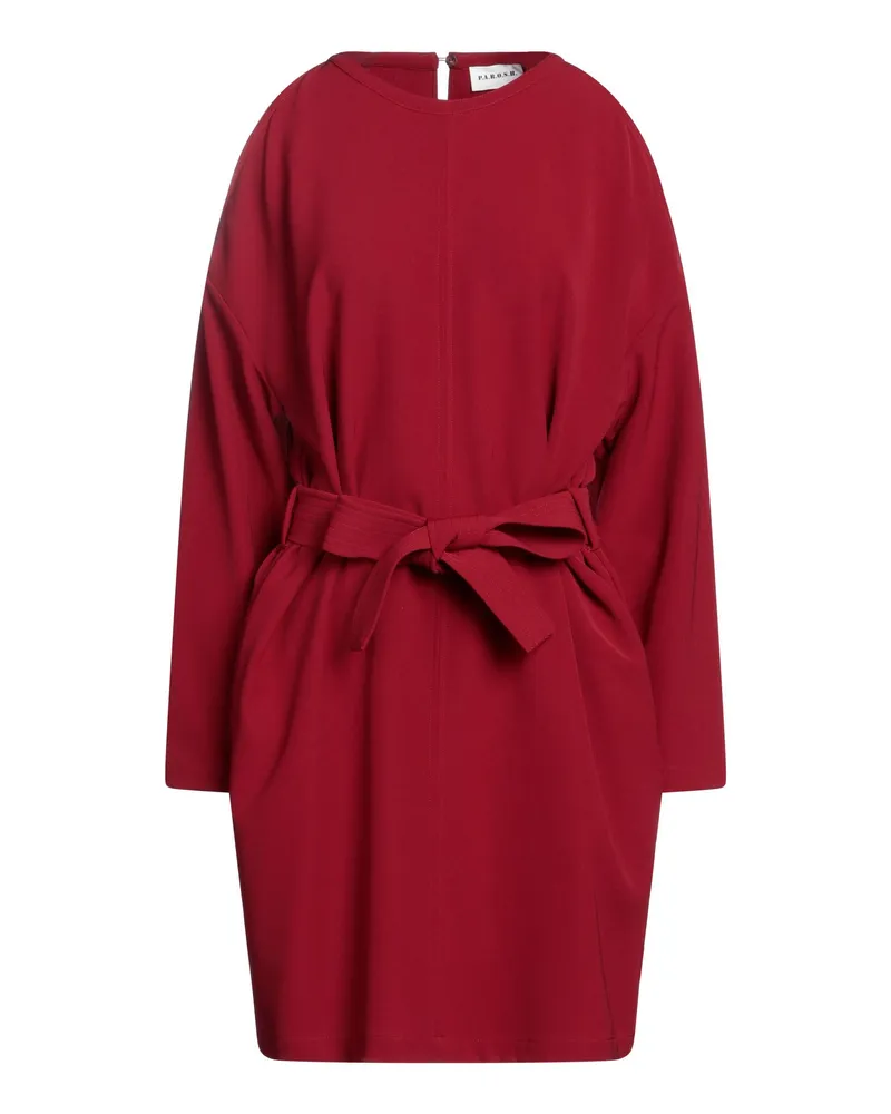 P.A.R.O.S.H. Mini-Kleid Bordeaux