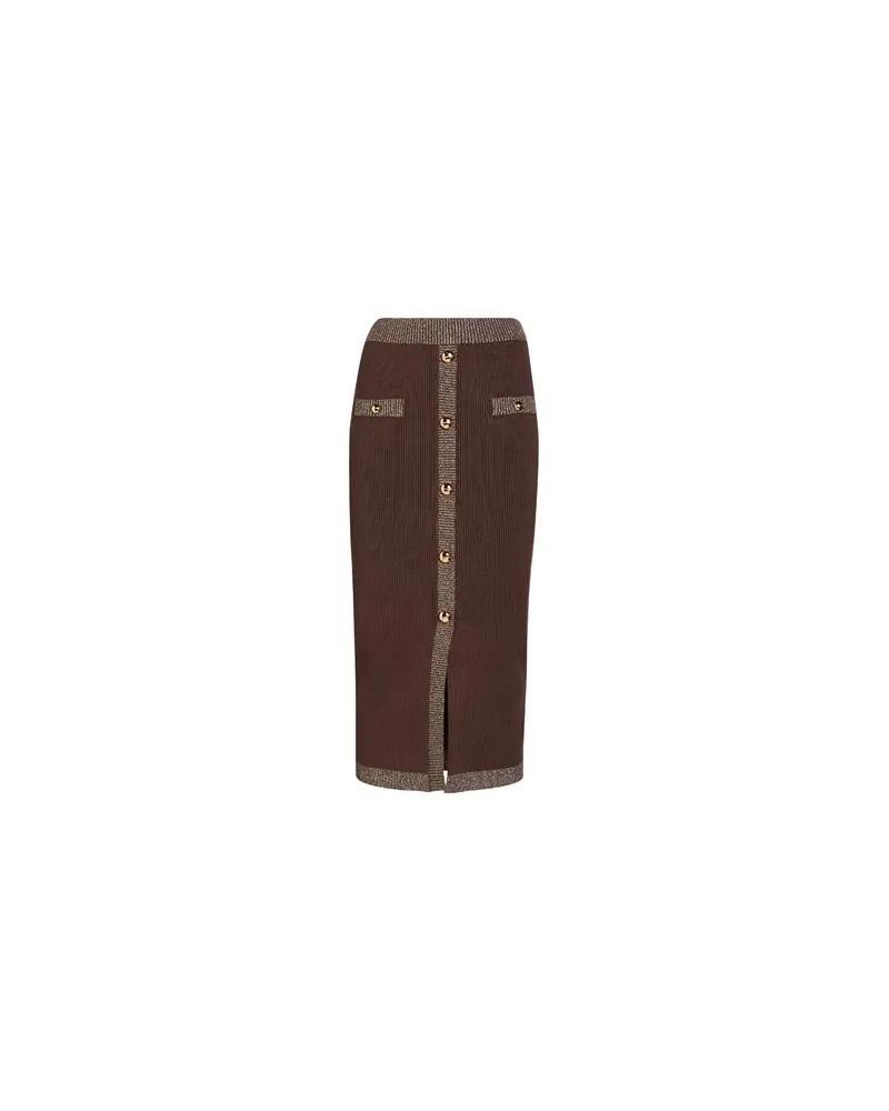 No Secrets HOSEN & RÖCKE - Midi-Röckeauf YOOX.COM Schokobraun