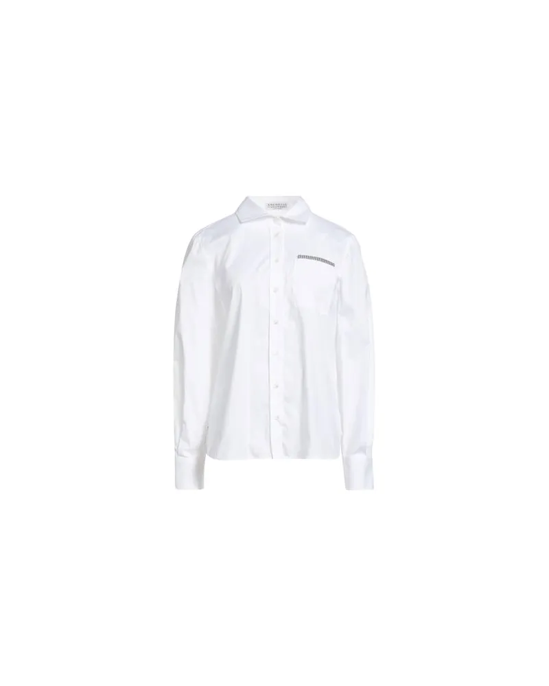 Brunello Cucinelli TOPS - Hemdenauf YOOX.COM Weiß