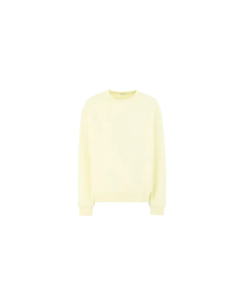 8 by Yoox ORGANIC COTTON CREW-NECK SWEATER - TOPS - Sweatshirtsauf YOOX.COM Pastellgelb