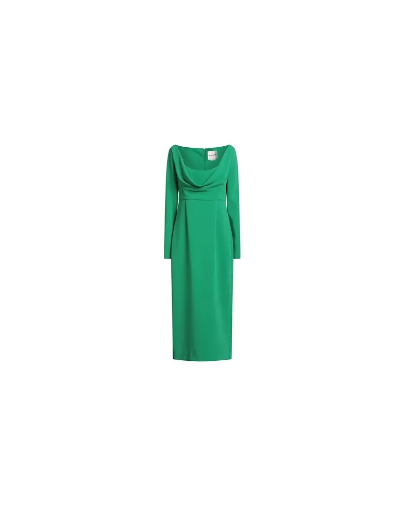 Roland Mouret KLEIDER - Midi-Kleiderauf YOOX.COM Smaragdgrün