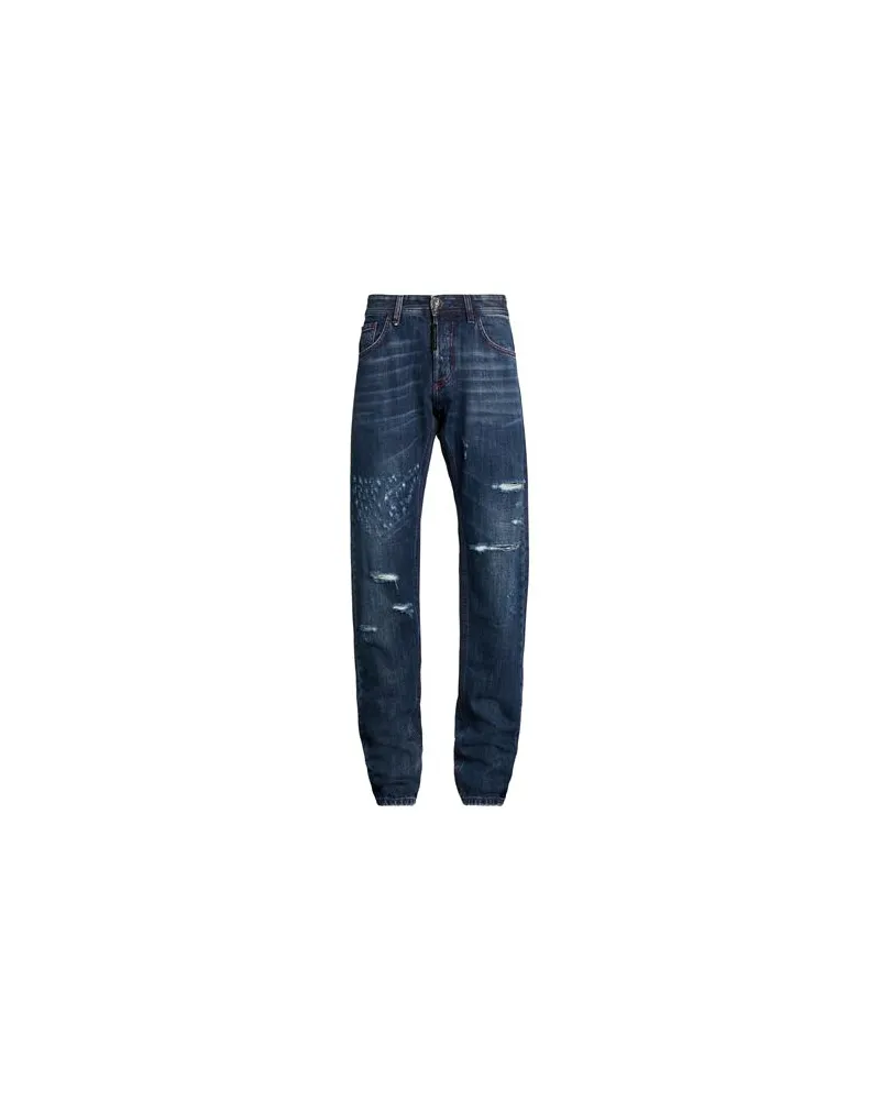 Philipp Plein HOSEN & RÖCKE - Jeanshosenauf YOOX.COM Blau