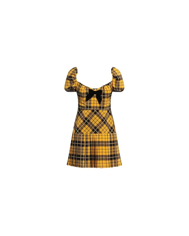Alessandra Rich KLEIDER - Mini-Kleiderauf YOOX.COM Gelb