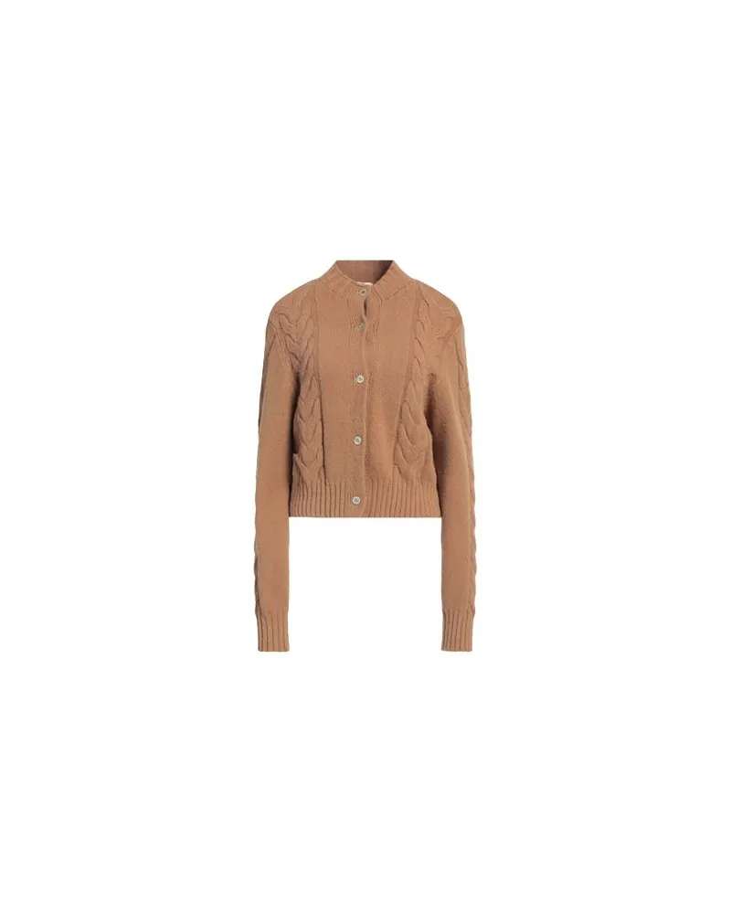 TOY G STRICKWAREN - Strickjackenauf YOOX.COM Kamel