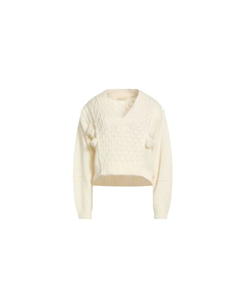 Mes Demoiselles STRICKWAREN - Pulloverauf YOOX.COM Elfenbein