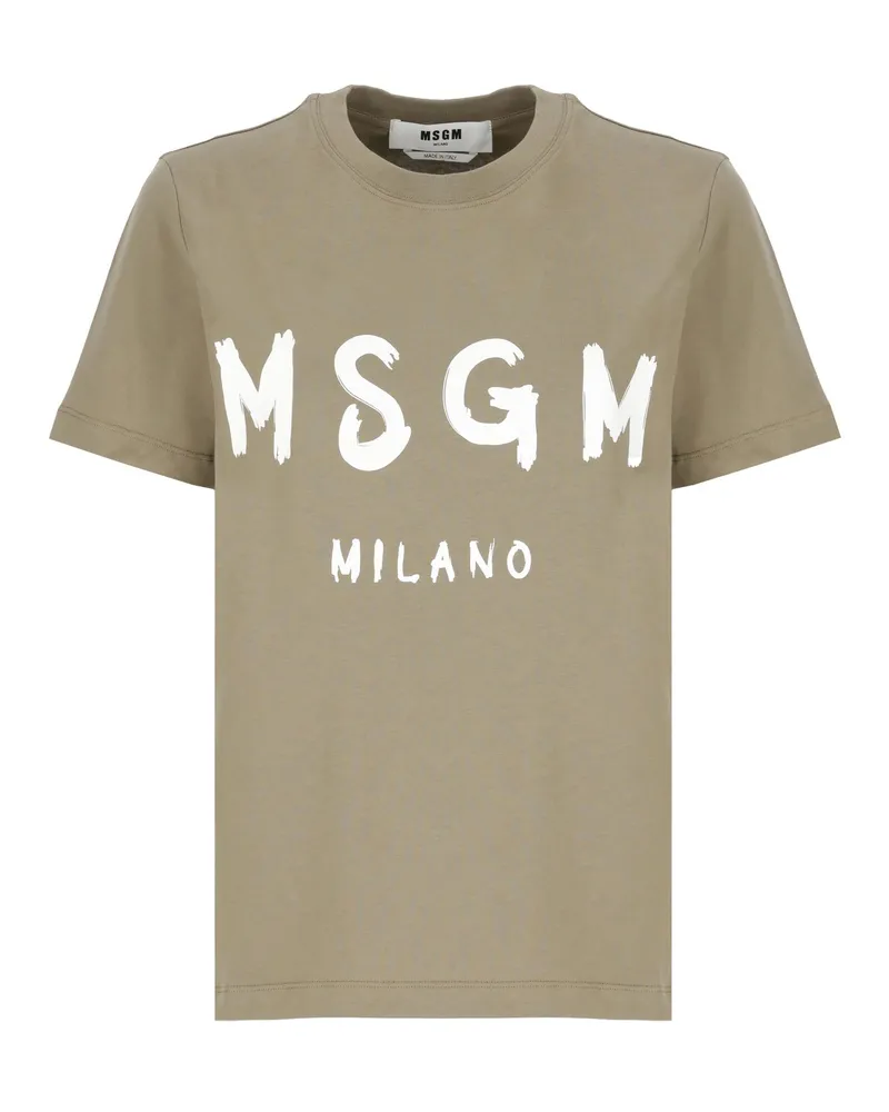 MSGM T-shirts Grün